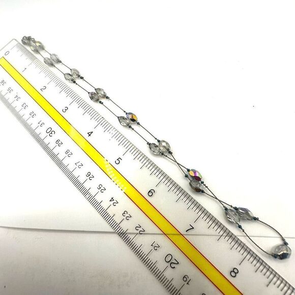 Clear beaded  necklace - Picture 8 of 8